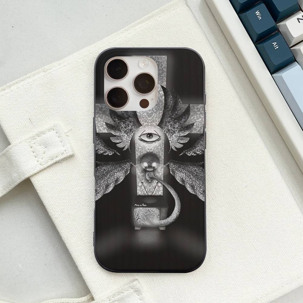 Game The Binding Of I-Isaac Corrugated Stripe Phone Case For IPhone 17 16 15 14 13 12 11 Pro Max Plus Pro Shockproof Cover
