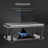 Creative Pyramid Hologram Projector Plastic Projection Video Stand Holographic Projector  Gifts