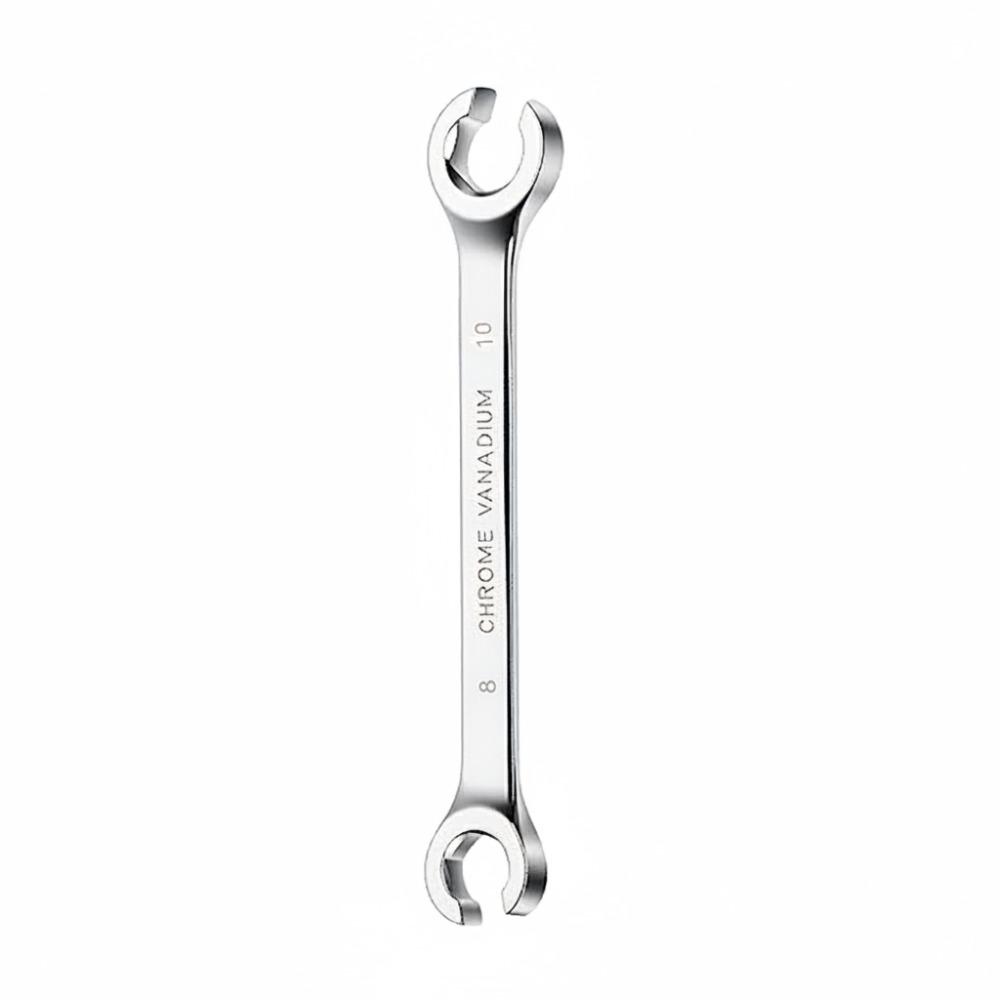 

8-19mm Open Ring Spanner Double Head Brake Line Wrench Hand Tool Double Head Spanner Car Repair 8-10