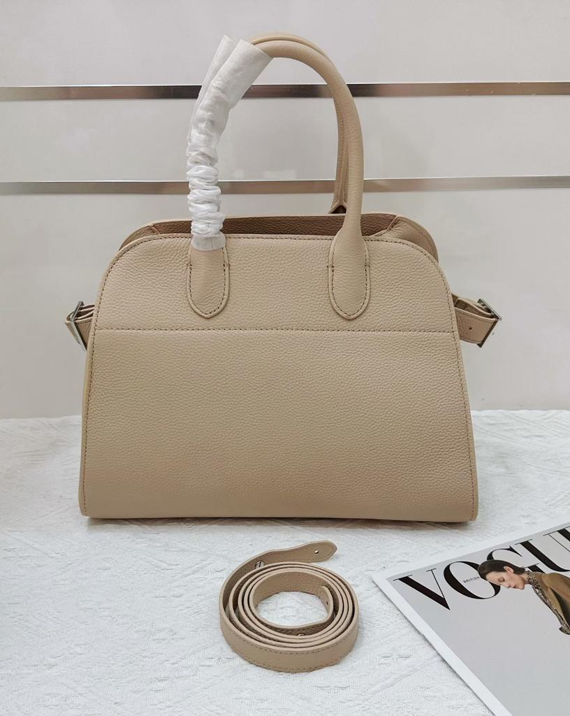 THE * ROW star with the same Margaux 15 inch handbag old money wind tote bag leather big bag suede bag