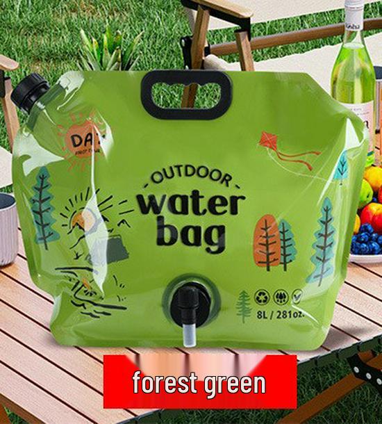 Large Capacity Foldable Outdoor Water Storage Bag for Camping and Mountaineering