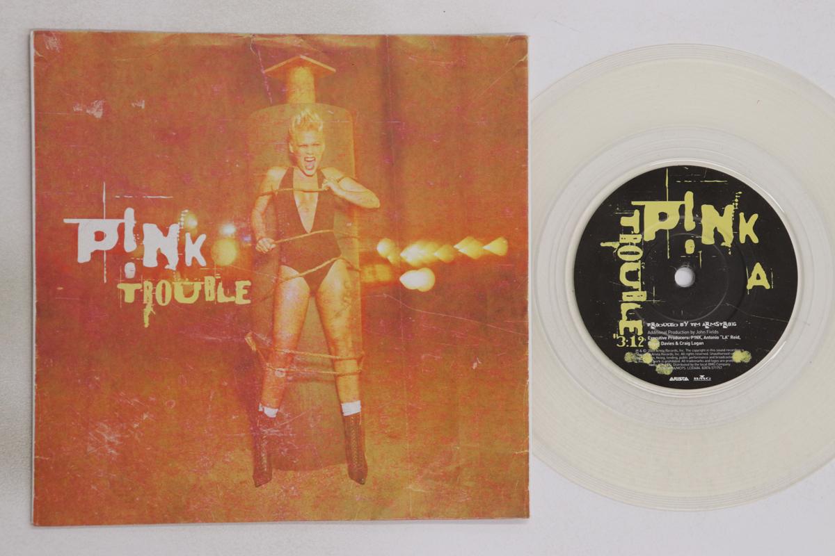 

7inch Record P!NK - Trouble / Delirium 82876571757 ARISTA 2003 UK Rock Used