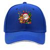 Cute Christmas Santa Claus Reindeer Tree Snowflake Gifts Sandwich Baseball Cap Unisex Women Sun Cap Outdoor Workouts Hat