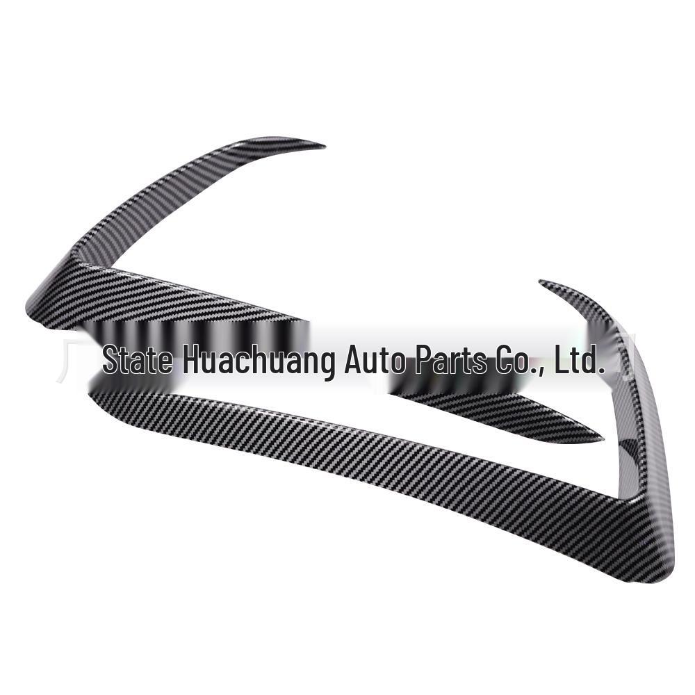 Front Bumper Fog Light Trim & Wind Deflector Panel for Tesla Model Y (2017-2023)