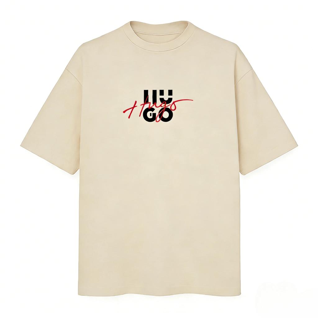 Summer 2026 Pure Cotton High-end Retro Trend Personalized Short Sleeved Loose Casual Top Men's T-shirt Family Matching Kids Top