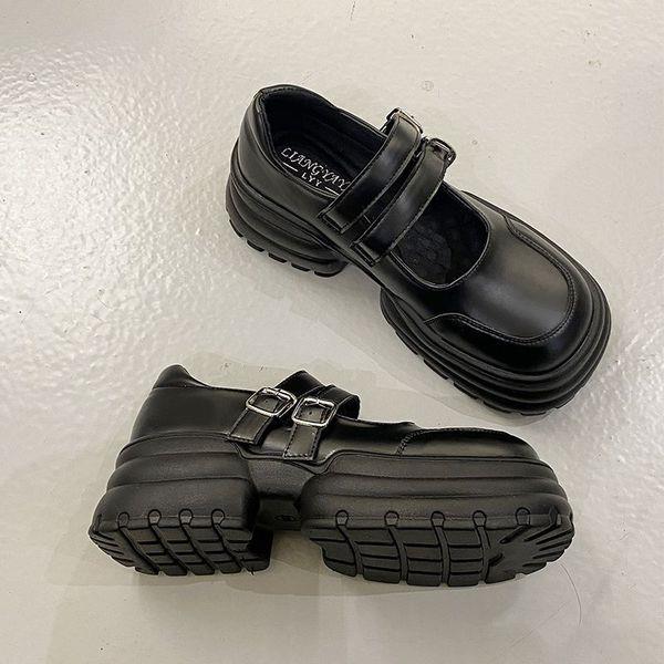 Fashion Shoes Woman Female Footwear Oxfords Clogs Platform Preppy New Dress Retro Shoes
