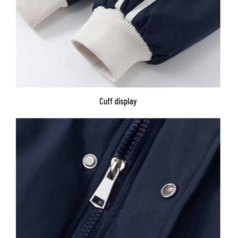 Jeanswest Men's Loose Fit Stand Collar Puffer Jacket