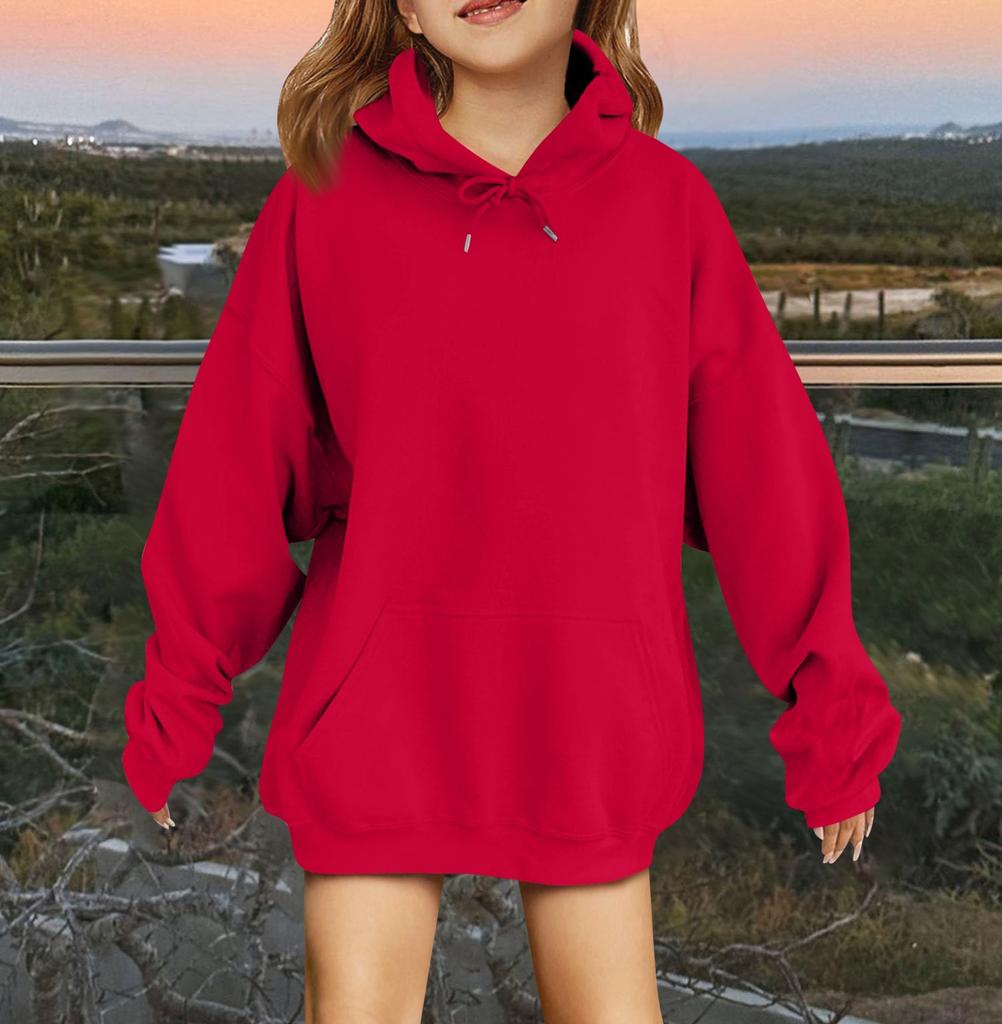 Cute Hoodies For Teen Girls Trendy Preppy Hooded Sweatshirts Oversized Long Sleeve Shirts Clothes For Girls