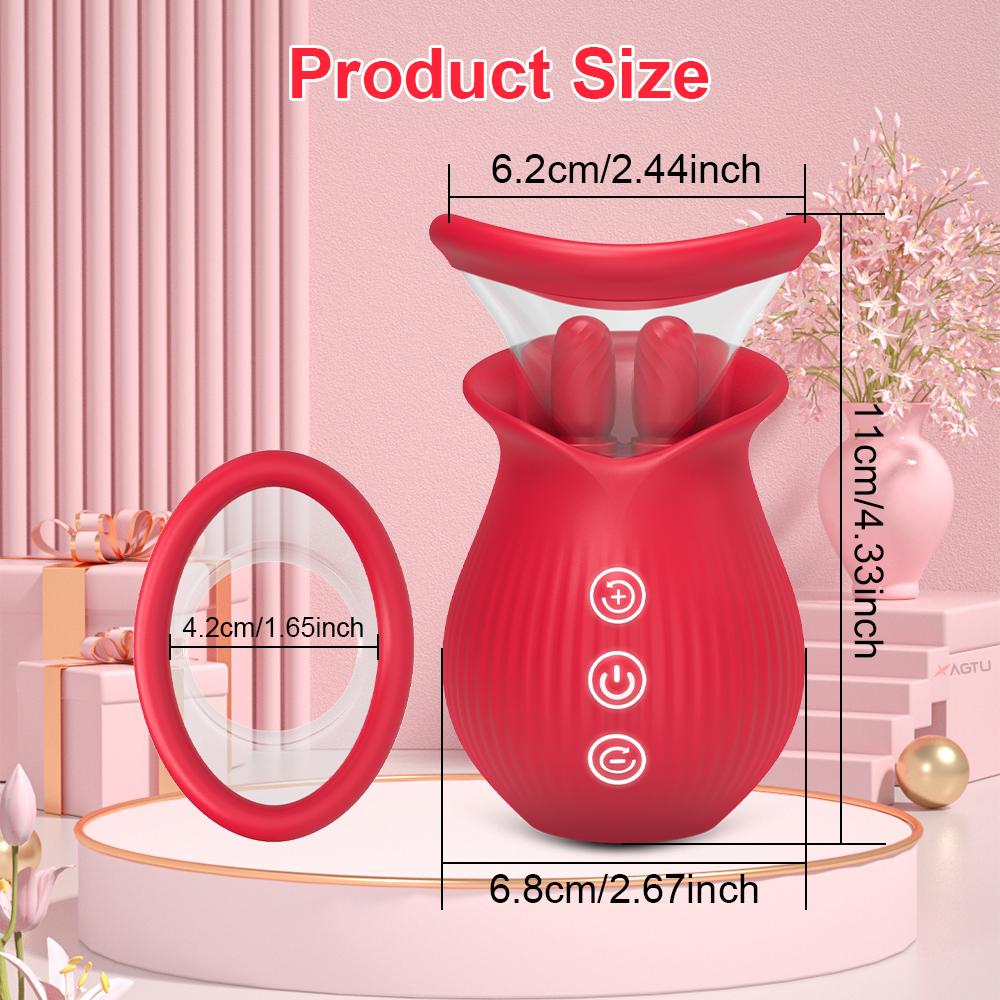 Powerful Vibrator Toy for Women Licking Sucking Vacuum Stimulator Oral Nipple Clit Sucker Sex Toys Goods for Female Adults