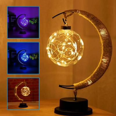Enchanted Lamp Hanging Memorial Moon LED Moon Lamp Ball Night Light Gift