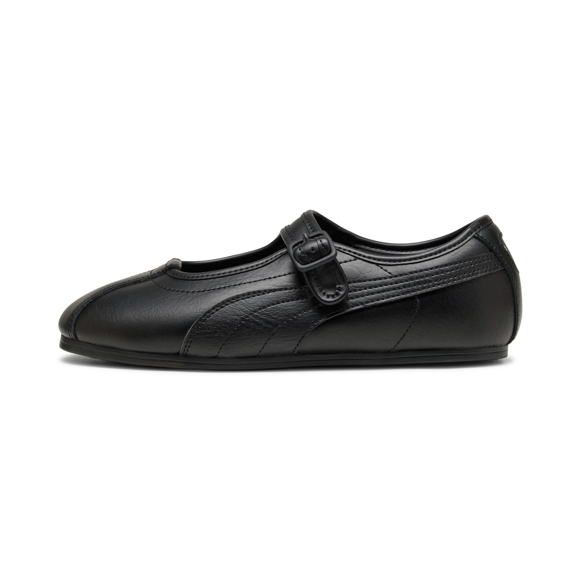 

Puma Tackle Ette L Summer Hollow Out Simple Button Versatile Retro Thin Sole Training Classic Elegant Mary Jane Casual Shoes 408551-01 36