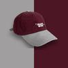 Niche contrasting color design cap personality fashionable outdoor retro sports hat soft top baseball cap men and women