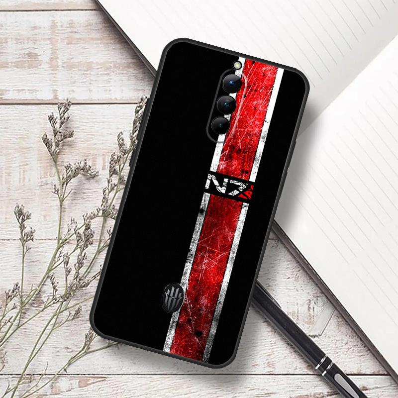 N7 Mass Effect Case For ZTE Nubia Red Magic 6S 7S 6 7 Pro 5G RedMagic 10 Air 8 9 8S 9S 10S Pro Plus Cover