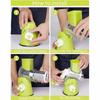 Stainless Steel Manual Rotary Vegetable Slicer 3 Sharp Drums Kitchen Chopper  Kitchen Use