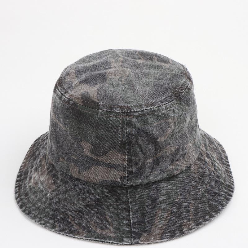 New Washed Old Camouflage Breathable Fisherman Hat Men and Women Jungle Adventure Retro Mountaineering Sun Hat Sunshade