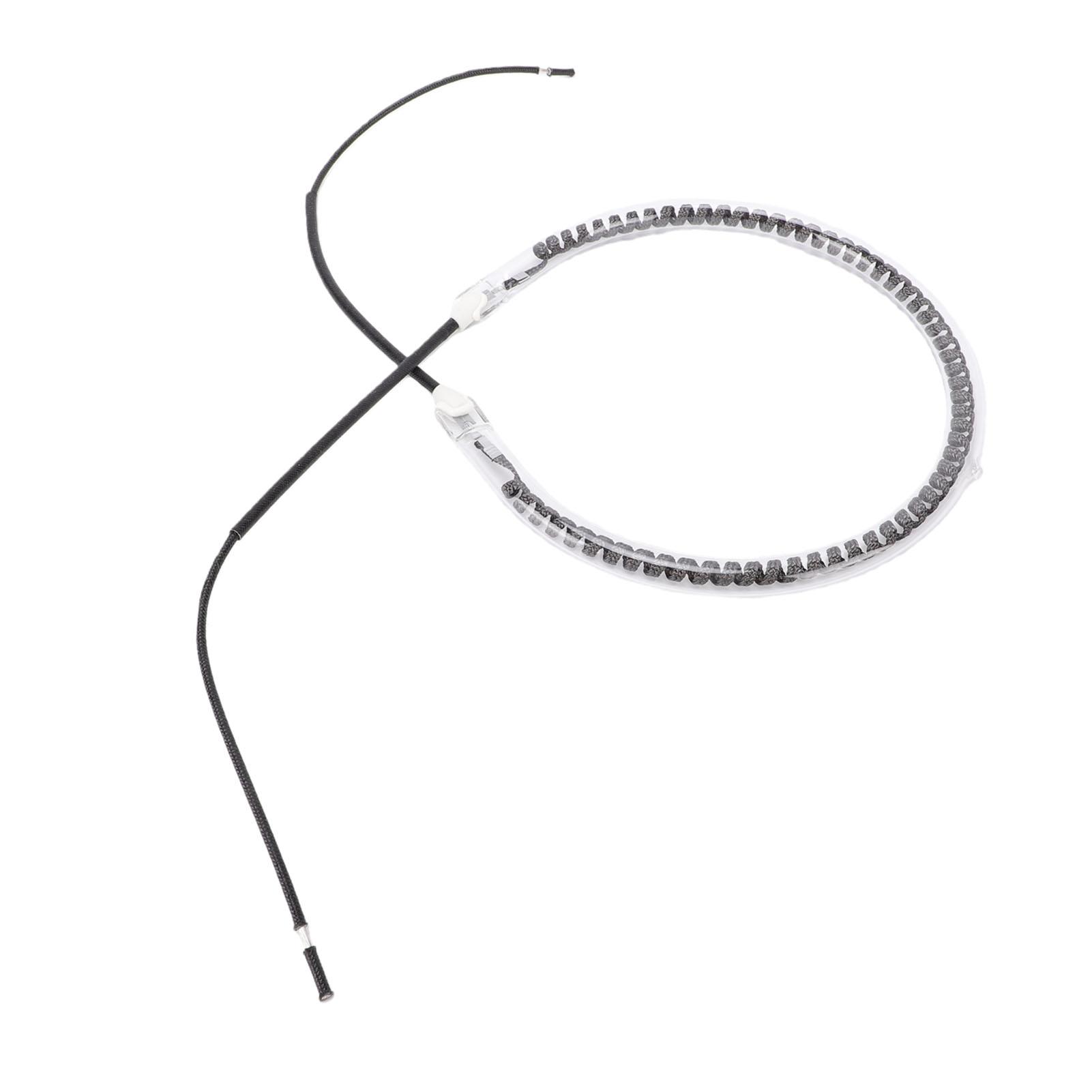Tube chauffant pour friteuse halogène-carbone avec spirale en alliage et double capteur pour une cuisson silencieuse et efficace 174 mm 70 g Remplacement