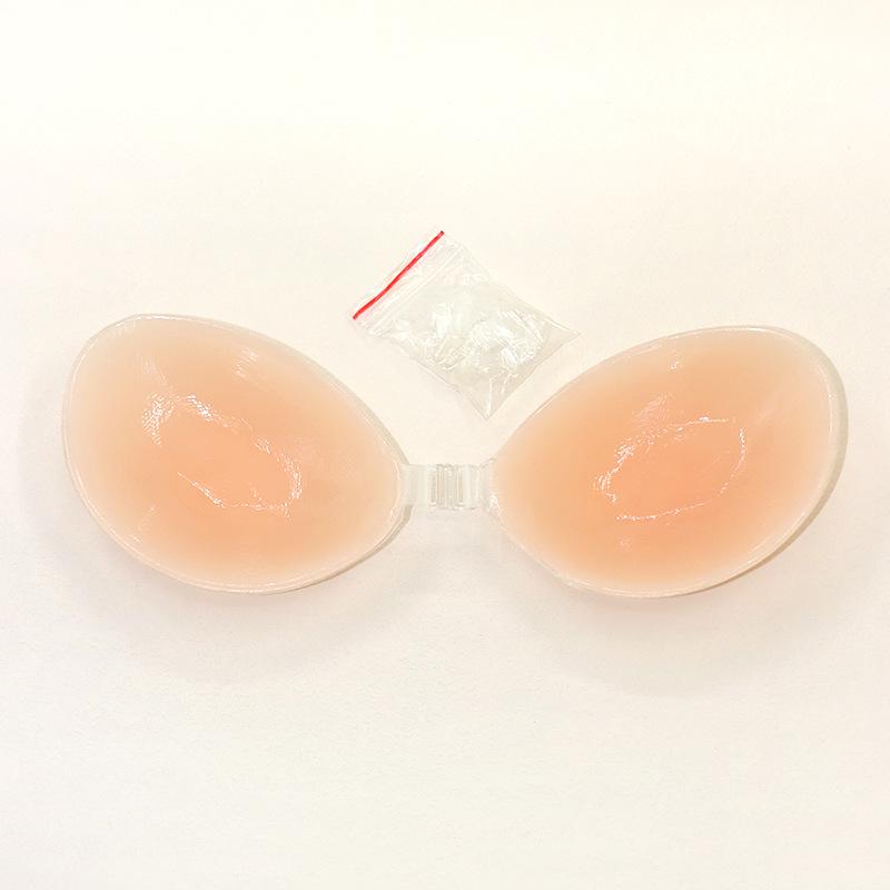 Adesivos invisíveis de silicone push-up para seios - sem costura, sem alças, antiderrapantes e à prova d'água para vestido de noiva