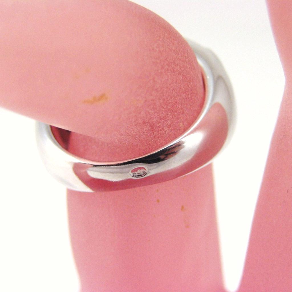 Black White 'Romy' Silver Ring