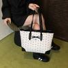 New Small Fresh Printed Tote Bag Large Capacity Women's Fashion Textured Shoulder Bag Commuter Women's Bag
