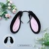 Lowering Ear Rabbit Hair Accessories Cosplay Pug Poodle Ears Tail Handmade Simulation Plush Headband