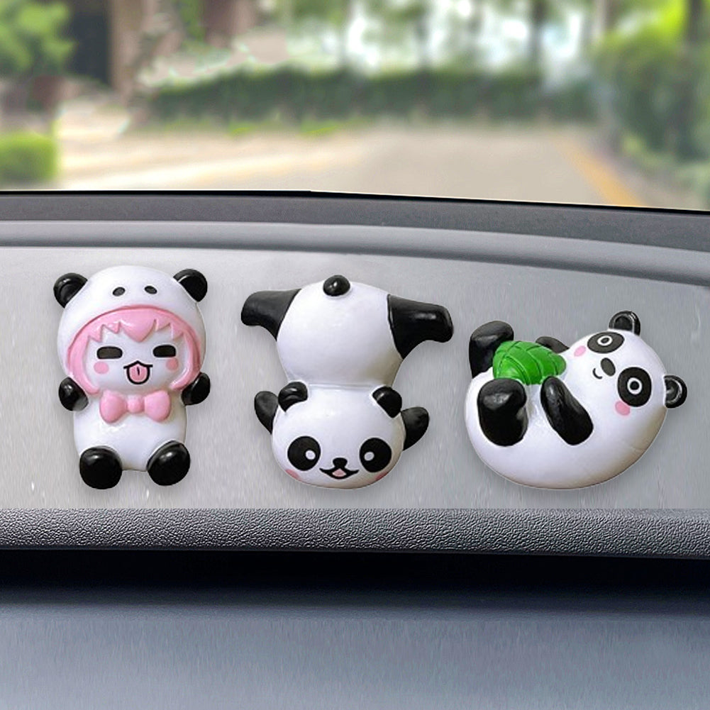 Auto Niedliche Panda Ornamente Mittelkonsole Navigationsbildschirm Innendekoration Tier Navigation Dekoration Für Computeranzeige