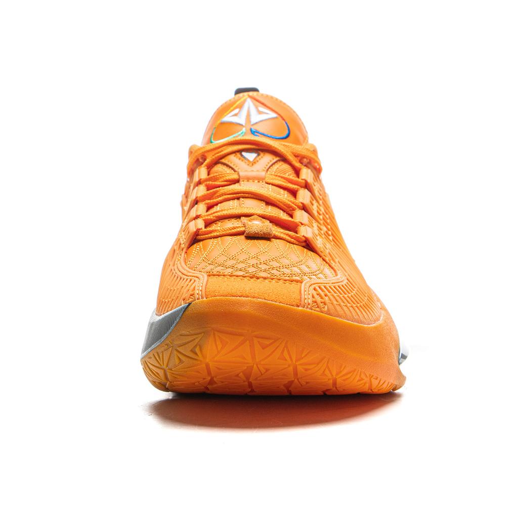 New LiNing JB3 Coverage Anti Rollover Low Top Basketball Shoes Men's Gray Orange ABAU107-26