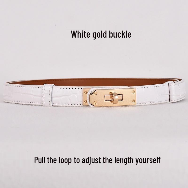 Versatile 2026 Leather Womens Belt For Denim Jeans Korean Fashion Style