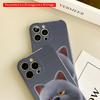 2DFlat Gray Cat with Yellow Eyes Phone Case All inclusive film hard iPhone case, compatible with iPhone 18 Pro Max 17 16 15 14 13 12 11