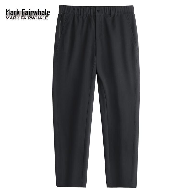 

Mark Fairwhale Men s Straight Fit Zipper Pocket Casual Pants 185/88A/36