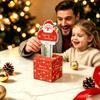 Christmas Theme Drawing Money Gift Box Santa Claus Christmas Tree Creative Red Christmas Surprise Box Festive Party Gifts