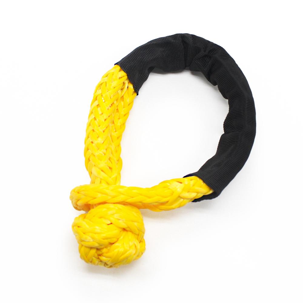 UHMWPE Winch Shackle Soft Shackle Emergency Tools China Factory 4x4 Car Tow Recovery Rope for 4x4 Car Tow Recovery 1255