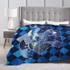 Shadow Milk Cookie Blankets Flannel Textile Decor Cookie Run Kingdom Multifunction Lightweight Throw Blanket for Home Quilt