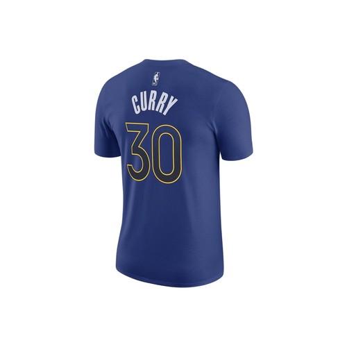 Nike NBA Collaboration Comfortable and Soft Men's Short Sleeve T-Shirt In Blue