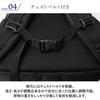 Vita Felice Business Backpack with Smartphone Pouch for Men [VITAFELICE] inb-10206z (Black)