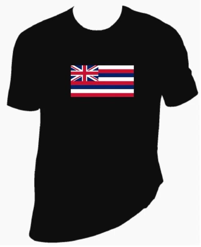 Hawaii Flag unisex T-Shirt 100% Cotton Premium Tee S,M,L,XL,XXL M