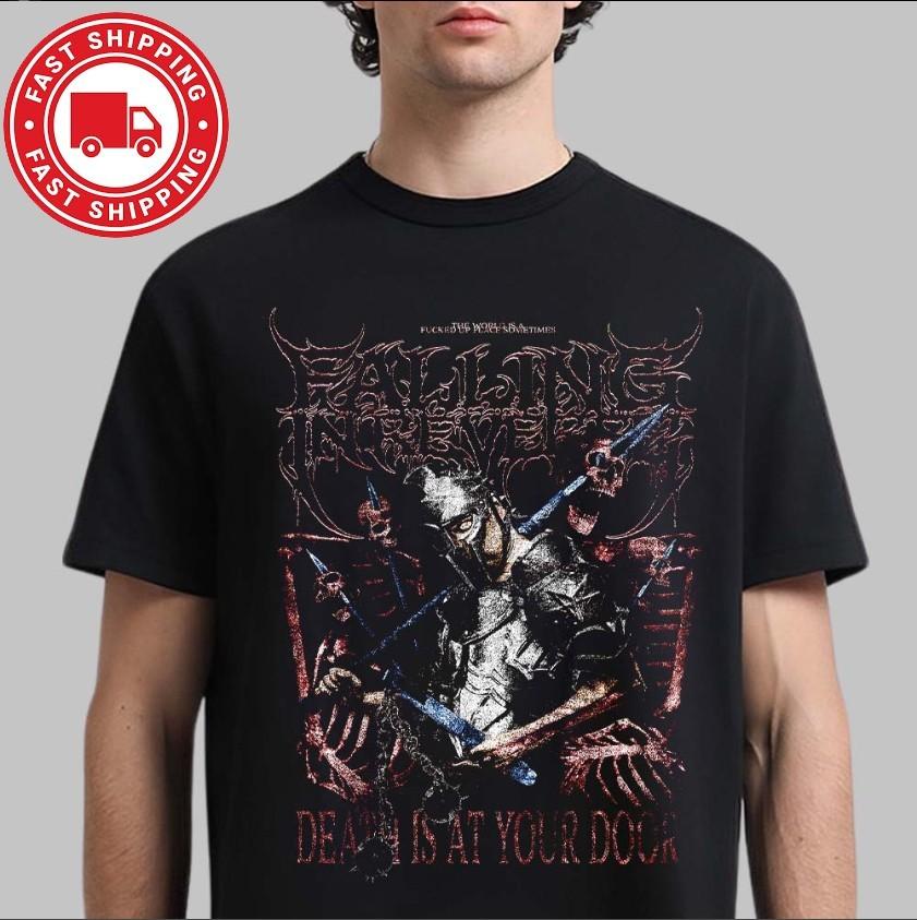 

Falling In Reverse Death Is At Your Door WhatNot Streamathon TShirt Unisex T-Shirt XXXL
