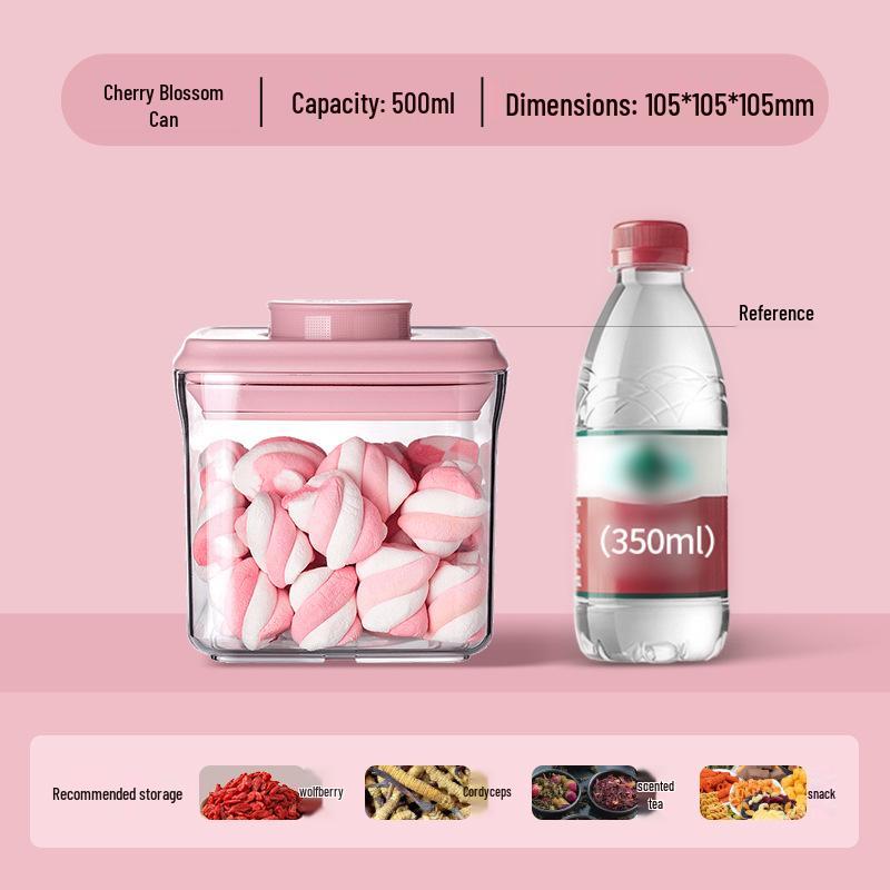 Ankou Kitchen Storage Jar Set - Food-Grade Sealed Containers for Grains, Cereals, Snacks, and Candy