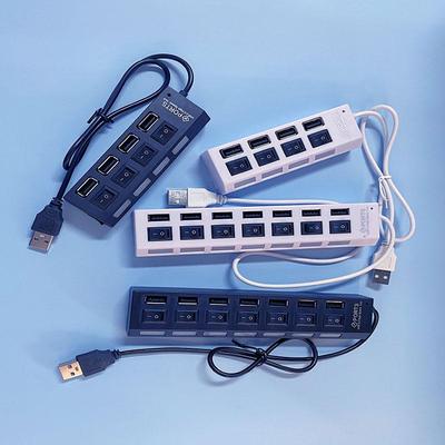 4-Port USB-Hub und Switch: Computer, Maus, U-Disk-Konverter, Dockingstation