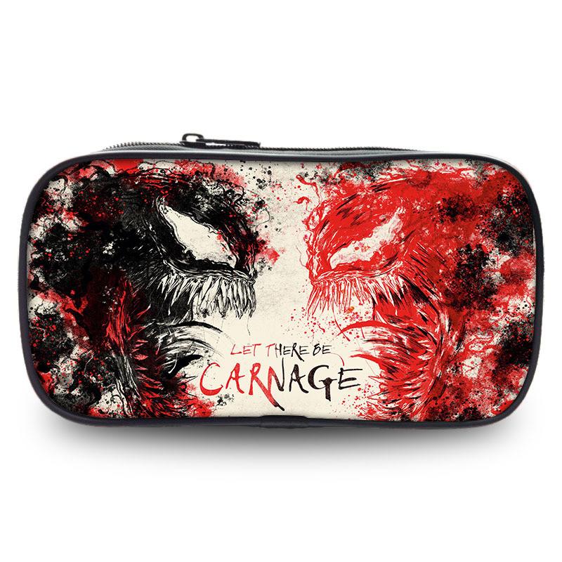 Venom The Last Dance Large Capacity Oxford Material Pencil Pouch Perfect For School And Everyday Use