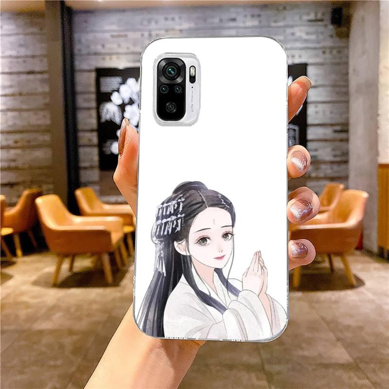 

Чехол для телефона с красивыми персонажами, нарисованный вручную, для Xiaomi 12 11T 10 9 Redmi Note 11 10 10S Pro Redmi 9 9A 8, прозрачный чехол для телефона Redmi 8