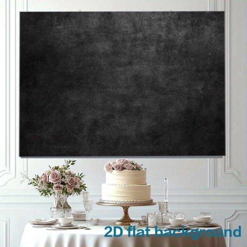 1pc textured matte black dark gray background banner suitable for decorative arts and crafts backgrounds - no obvious pattern, w