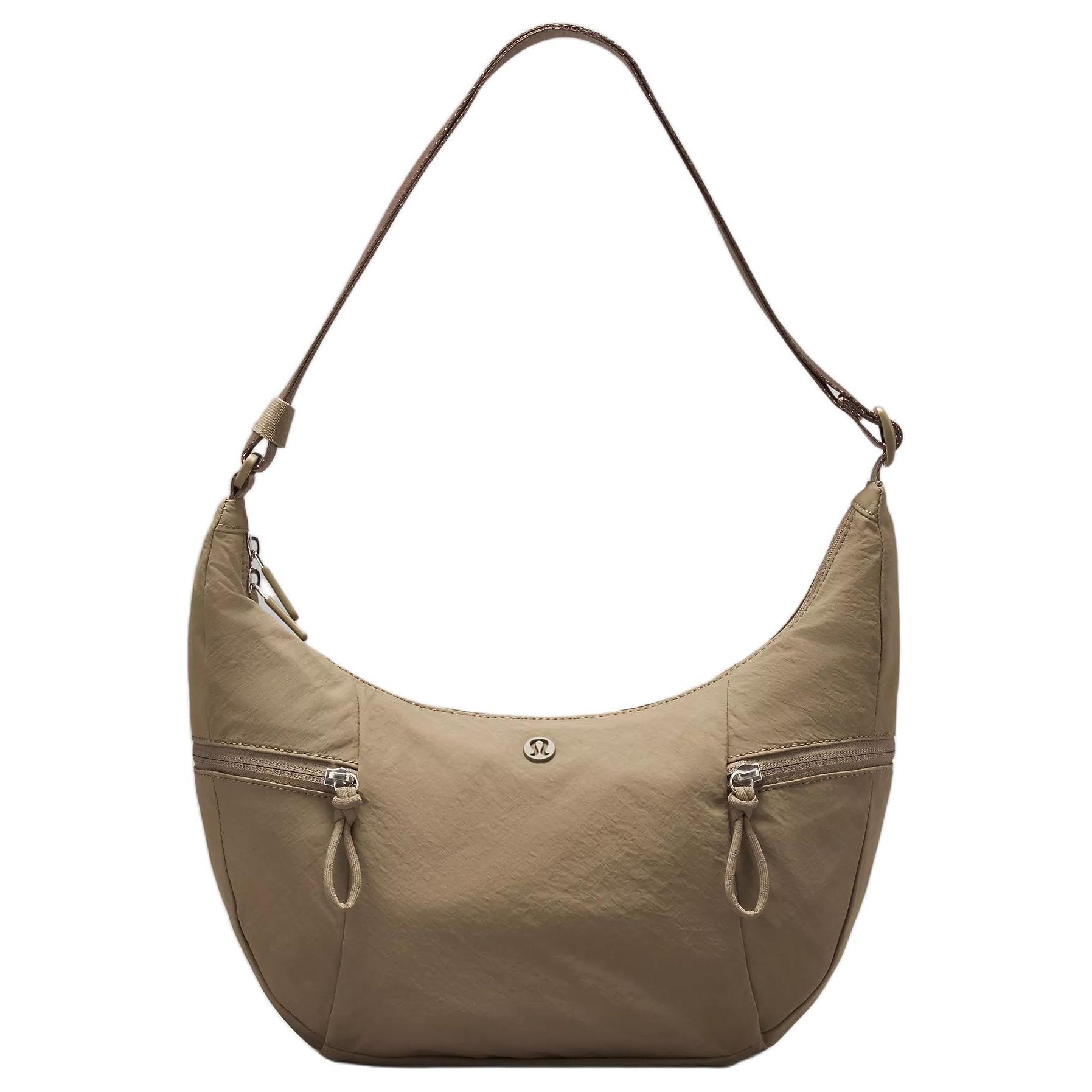 Lululemon Slouchy Sling 6L Casual Versatile Adjustable Shoulder Strap Recycled Nylon Crossbody Bag Unisex bags Deer-Brown LU9CACS-066854 Deer brown