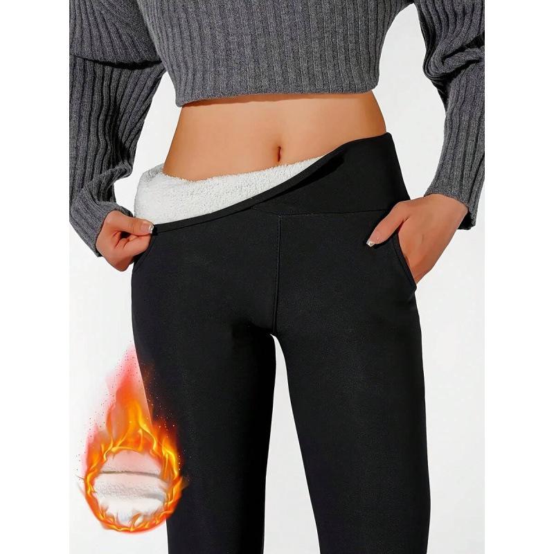 

X 13778 Thickened Lambswool Fleece Base Layer Pants M чёрный