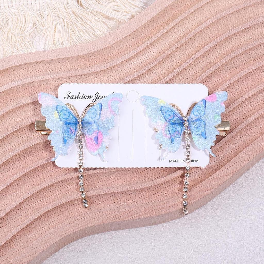 Exquisite Butterfly Hair Clip for Women & Children: High-End National Style Accessory
