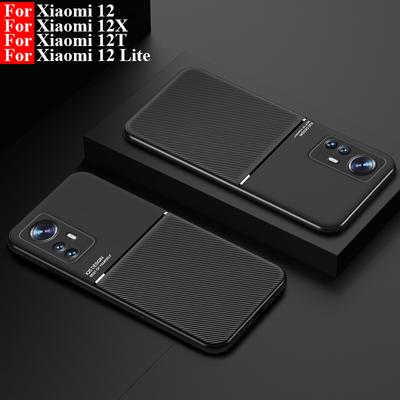 Für Xiaomi 12 lite Hülle Magnetische Handyhülle Für Coque Xiaomi Mi 12 Pro Silikon Handy Rückseite Hüllen Für Xiaomi Mi 12X Hülle