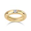 Nabest Fine Jewelry Gold Plated   CopperWomen Ring Hypoallergenic Simple Design VVS D Color Moissanite Ring Supplier