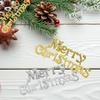 20pcs "Merry Christmas" Alphabet Board, Christmas Tree ornaments,Christmas Decoration Accessories, Christmas Tree Pendant Plates