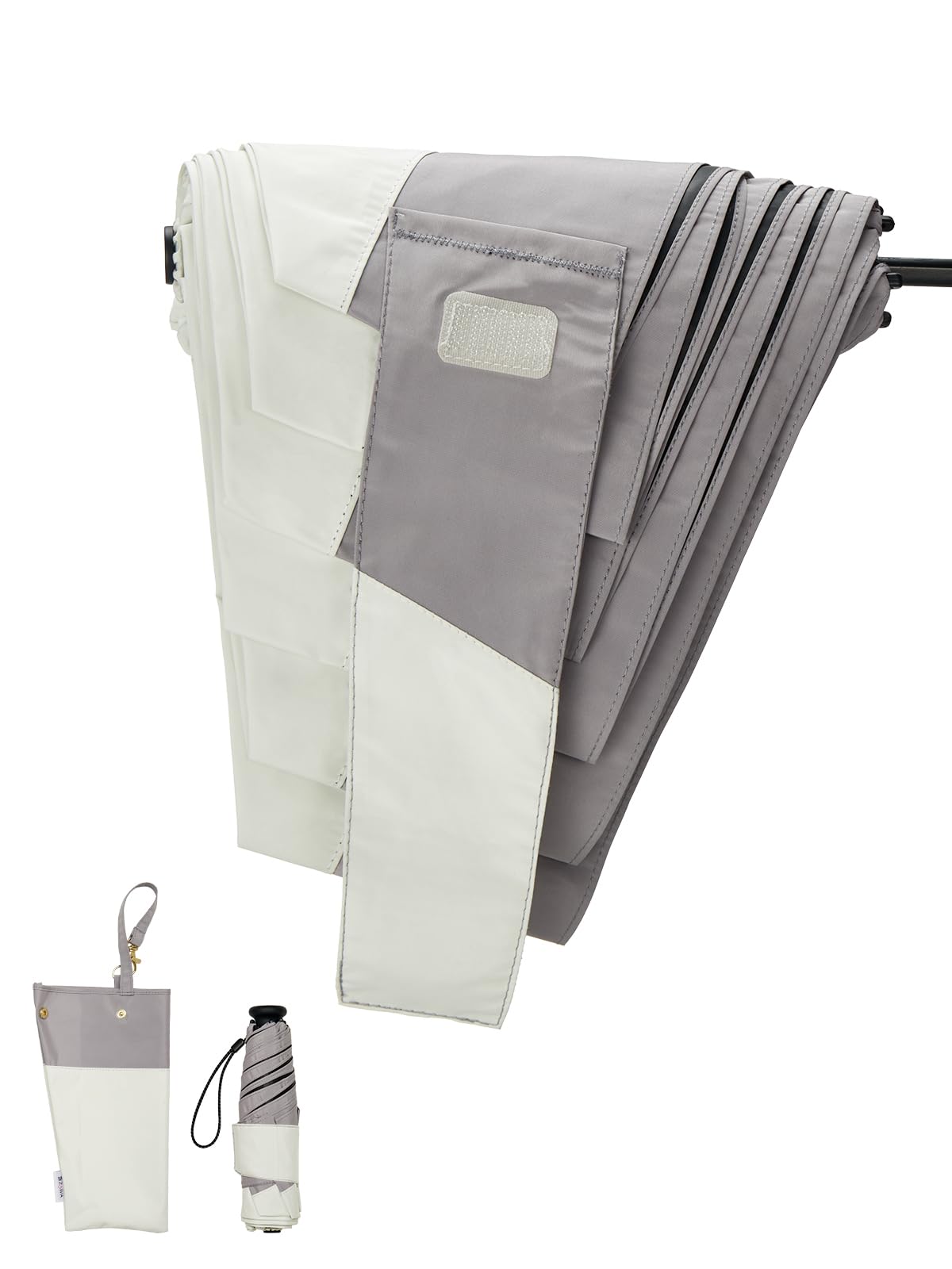 

KIZAWA Складной Легкий УФ-свет Полная Жара Складной Зонт от Жары Компактный Зонтик, Формоустойчивый, Складной, Защита, 100% Блокировка, Складной,