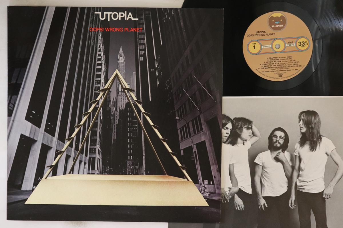 

LP Record UTOPIA - Oops! Wrong Planet RNLP70870 RHINO 1987 US Rock Used
