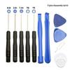 8-Piece Mobile Phone Repair Set: Phillips, Slotted, Pentalobe Screwdrivers, Pry Tool, and Lever Accessories